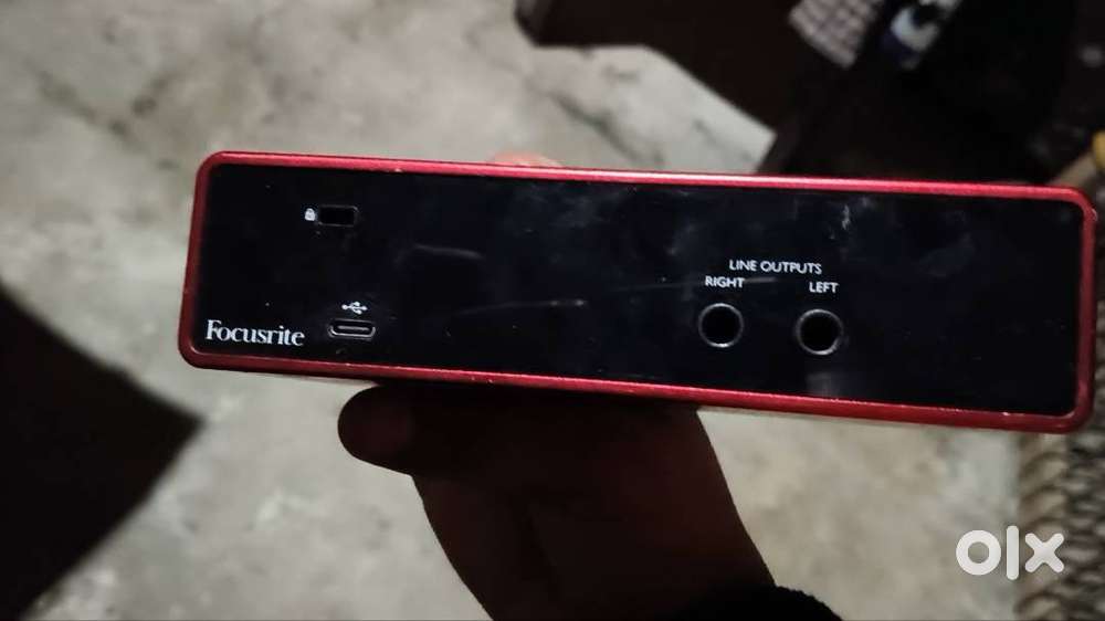 Recording Studio equipments(Rode Nt 2 Mic And Focusrite  Scarlett 2i2