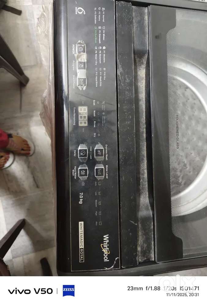 Washing machine new condition