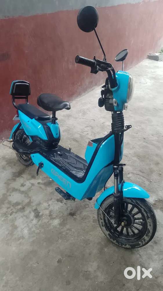 Green udaan electric scooter one charge run upto 25km