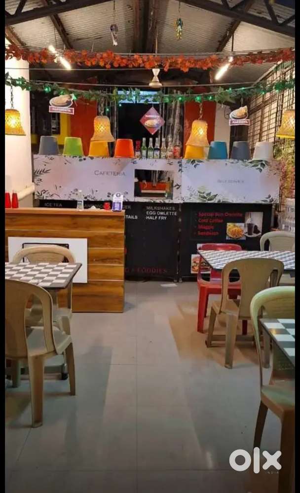 Fully furnished cafe-restaurant at sinhgad college, wadgaon
