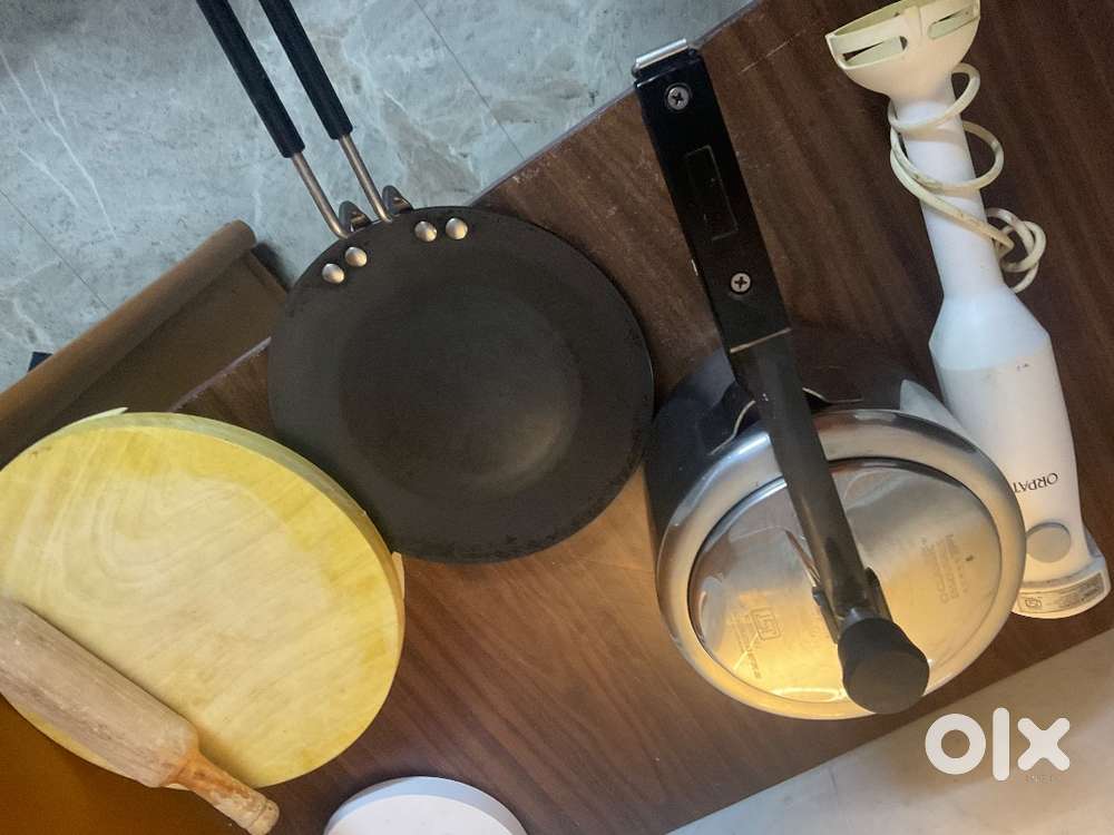 Cooker 3L + grinder + anodised tawa + chakla belan (induction compatib