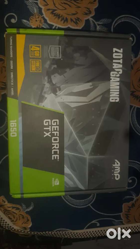 Zotac 1650 Graphic card 8 Month Wanty Ryzen