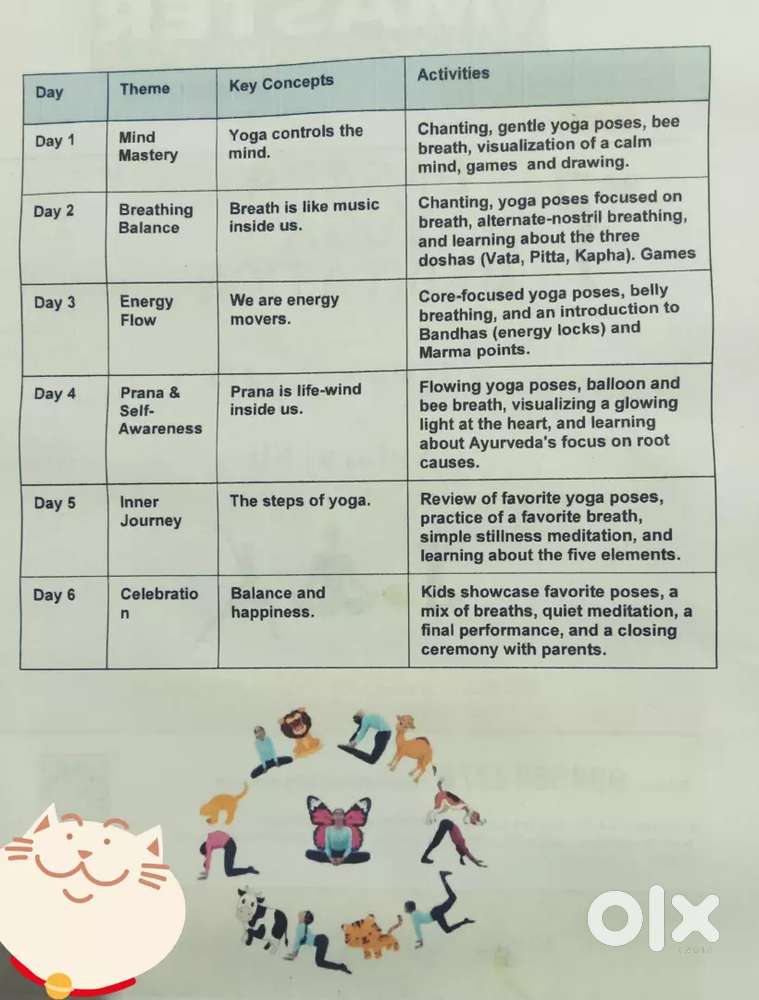 Yoga meditation kids camp