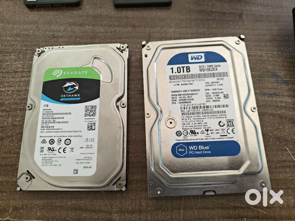 SSDs and HDDs