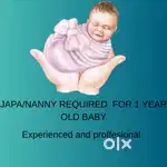 Live in female japa maid/nanny for baby