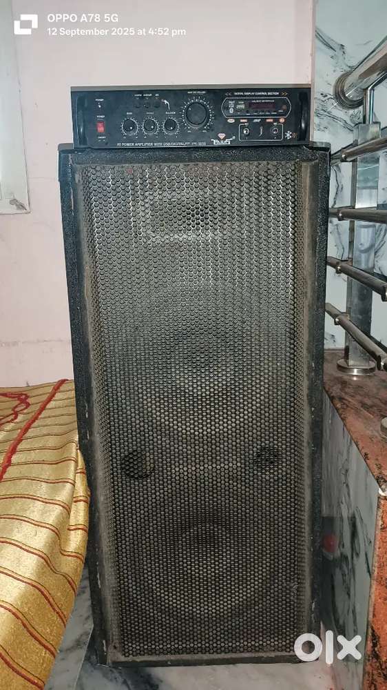 Best 2 speaker and 2 amplifier sound dj
