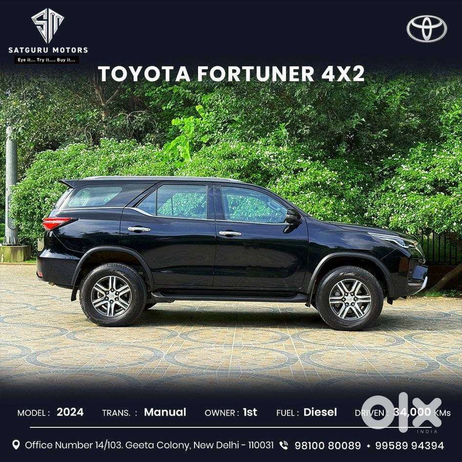 Toyota Fortuner 4X2 MT 2.8 Diesel, 2024, Diesel