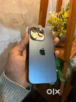 I Phone 15 Pro Titanium Blue Colour