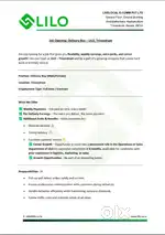 Delivery Boy/Girl in Trivandrum  Weekly payments + Perks!