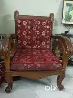 3 piece set of Pure Segun Wood Sofa Set for Sale