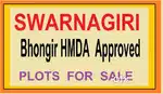 HMDA APPROVED PLOTS FOR SALE  @ VERY NEAR TO SUVARNAGIRI TEMPLE