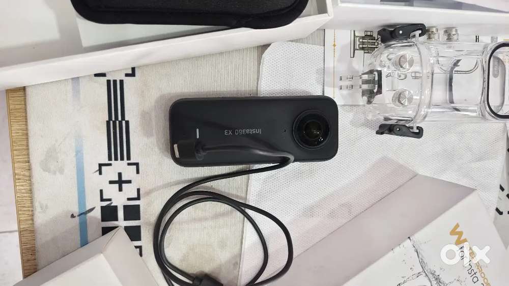 Insta 360 X3 360 Action Camera with Water proff Case, Under warranty