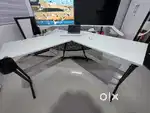 C shape computer table