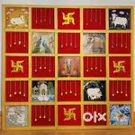 Frame containing Pichwai and elephant theme