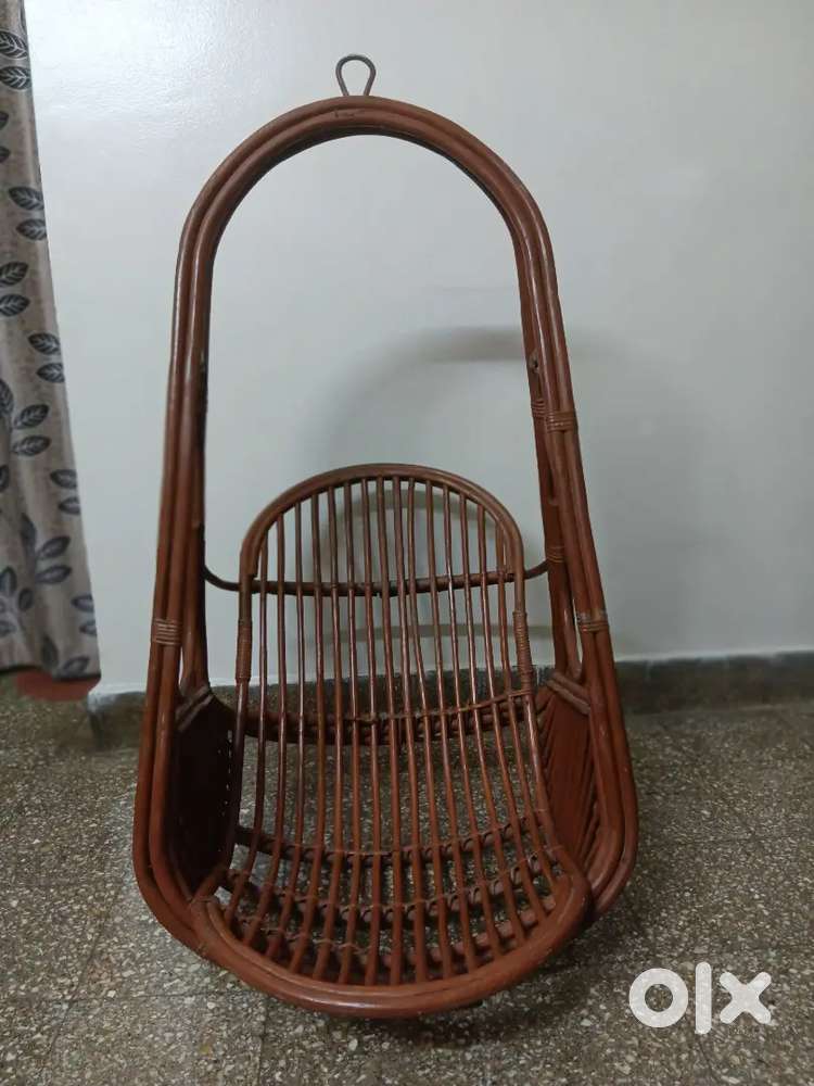 Wooden single-seater swing (Jhula)
