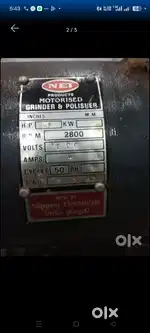Polisher cum grinder