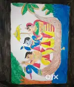 Ram,laxman,seeta handmade painting