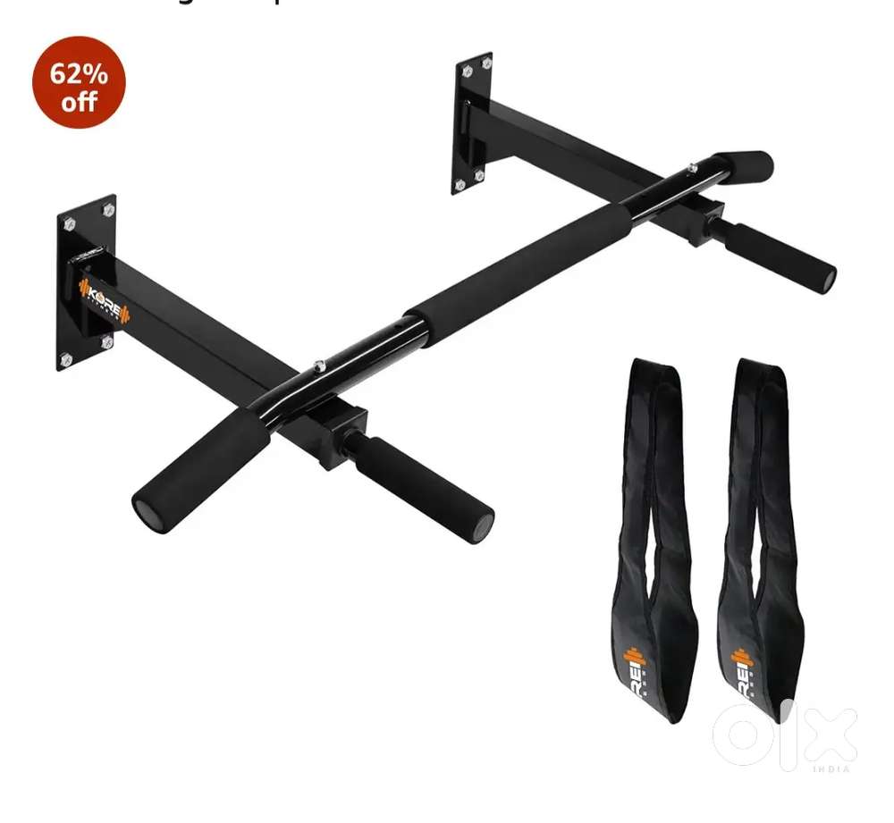 Kore K-WM-CHINUP-BAR-SR-ABS Wall Mount Pull-Up Bar Max 120 KG
