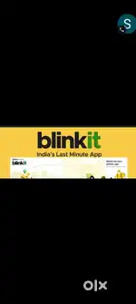 Hiring for bhopal blinkit delivery boy job