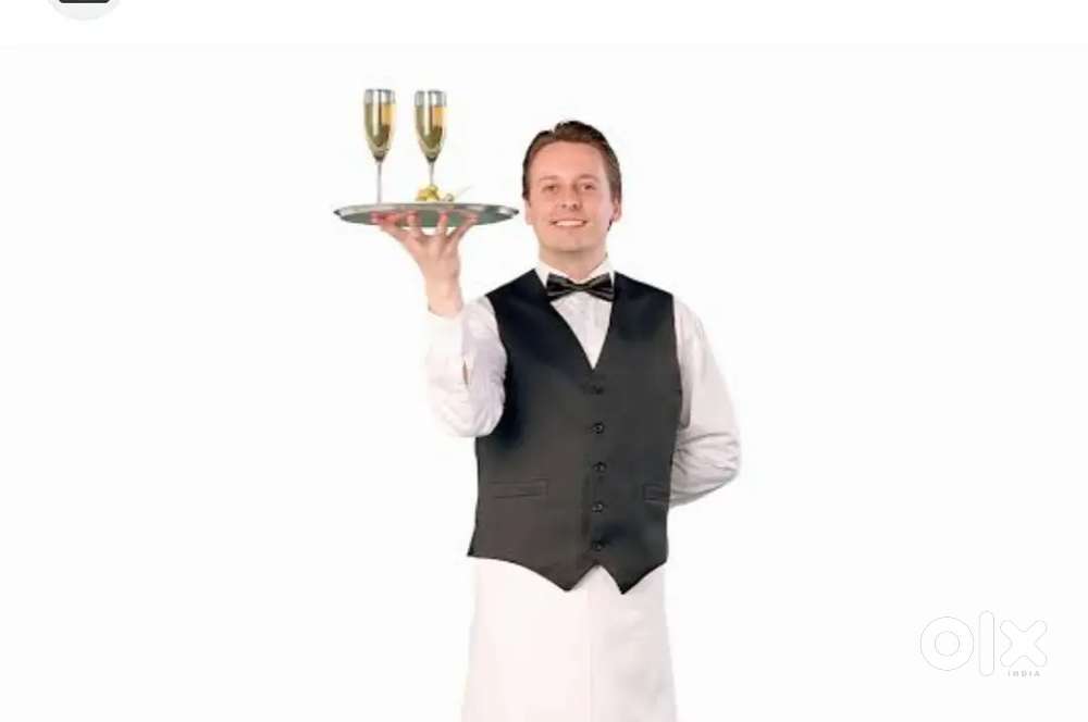 Waiter job in 5 star hotels