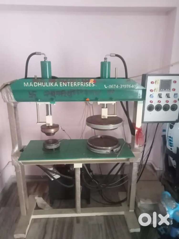 Paper plate machine fully new warranty 10 month available