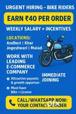 Hiring Delivery Partner-Mumbai
