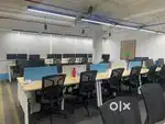 40 workstations  Newly Furnished  Office On rent