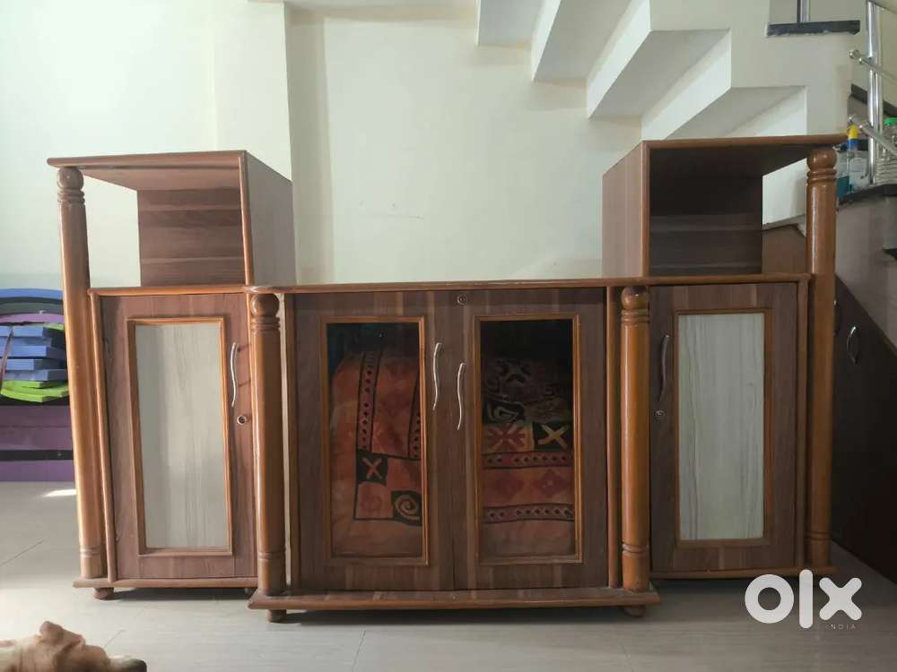 Big size wooden TV unit