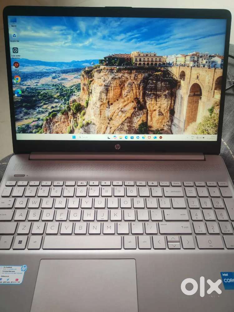 Hp15s laptop. i3 12th gen processor. 8months old. Fixed price.