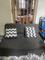 3 Seater Sofa cum bed with 2 Cushions