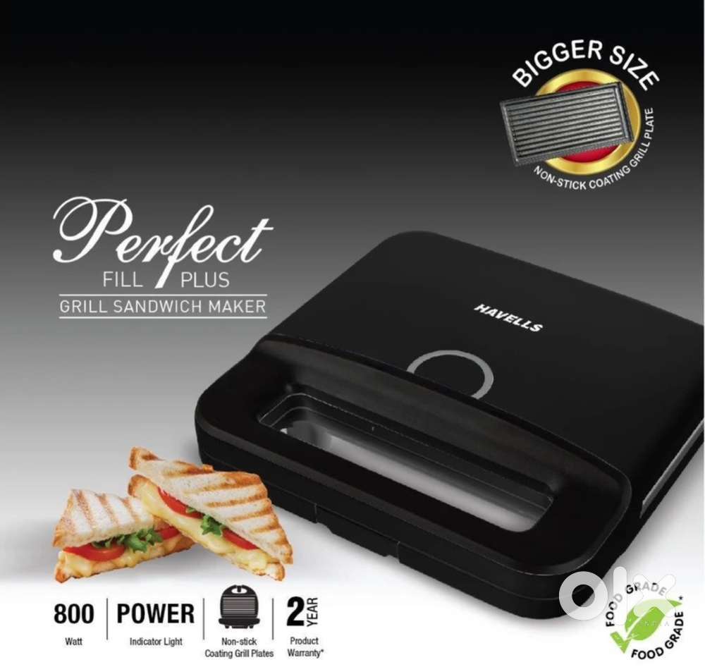 Brand New Havells Perfect Fill Plus Sandwich Maker 2 Years Warranty