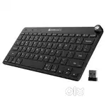 ZEBRONICS KEYPAD X1 Wireless Bluetooth Keyboard, Scissor Switches, 2.4