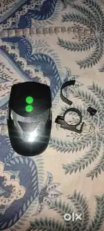 Bicycle horn with light. With loud horn