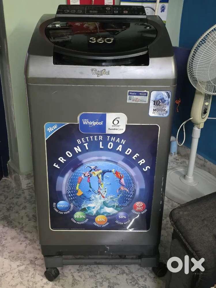 Whirlpool 360 degree Bloom Wash fully automatic 7.2kg ready to use!!