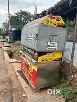 Selling food counter