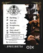 Barber hair dresser hair stylist