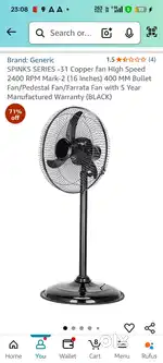 For Sale: Brand New Stand Fan – ₹1200 Only!
