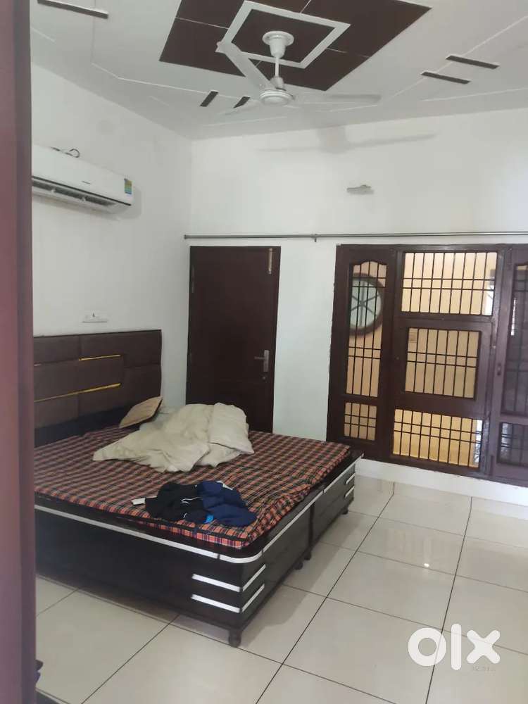 Fully furnitured two room set ac geyser bed