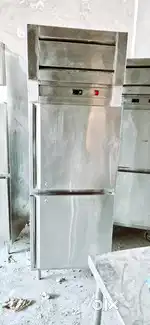 Used commercial restaurant equipments two door verticle fridge 500L