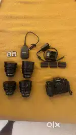 Fujifilm xh2s with cage & 4- 7 Artisans vision cine lens