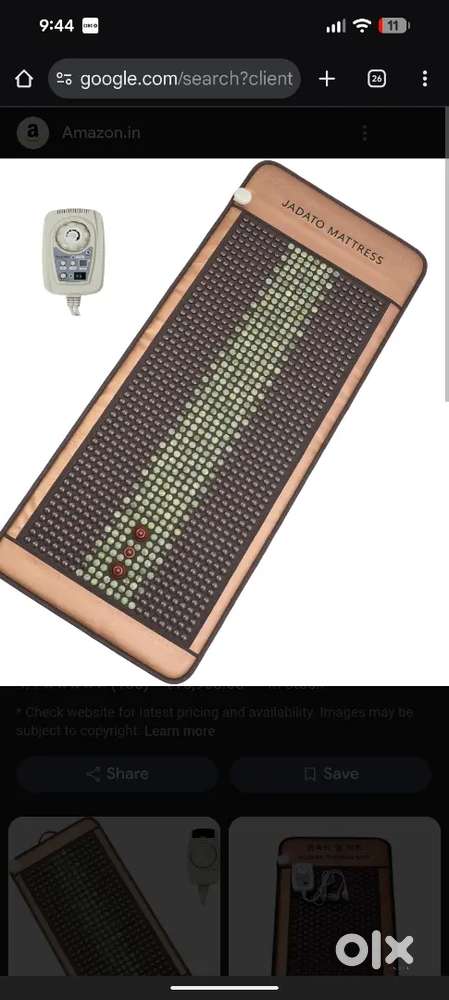 Jade stone massage heating mat