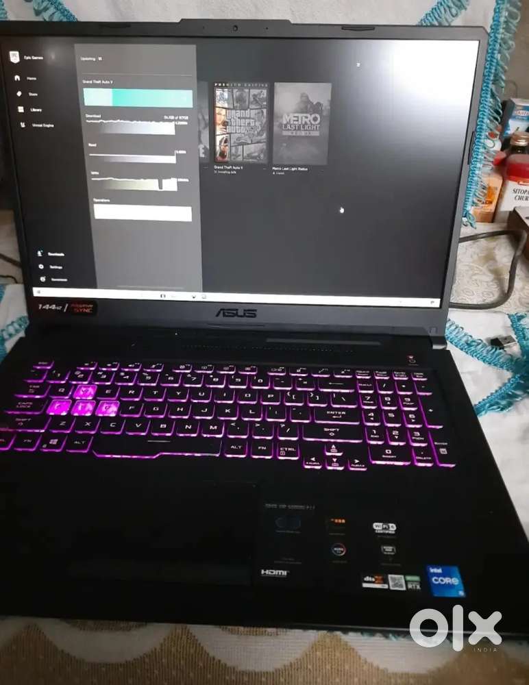 Asus TUF F17 Gaming Laptop – i5 11th Gen  RTX 3050  16GB RAM