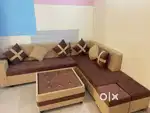 Brand New 5 Seater L Shape Sofa With table (urgent sale)