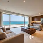 3 bhk apartment fully furnished with Sea view for rent