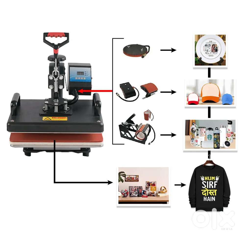 Heating t shirt press machine 5.1