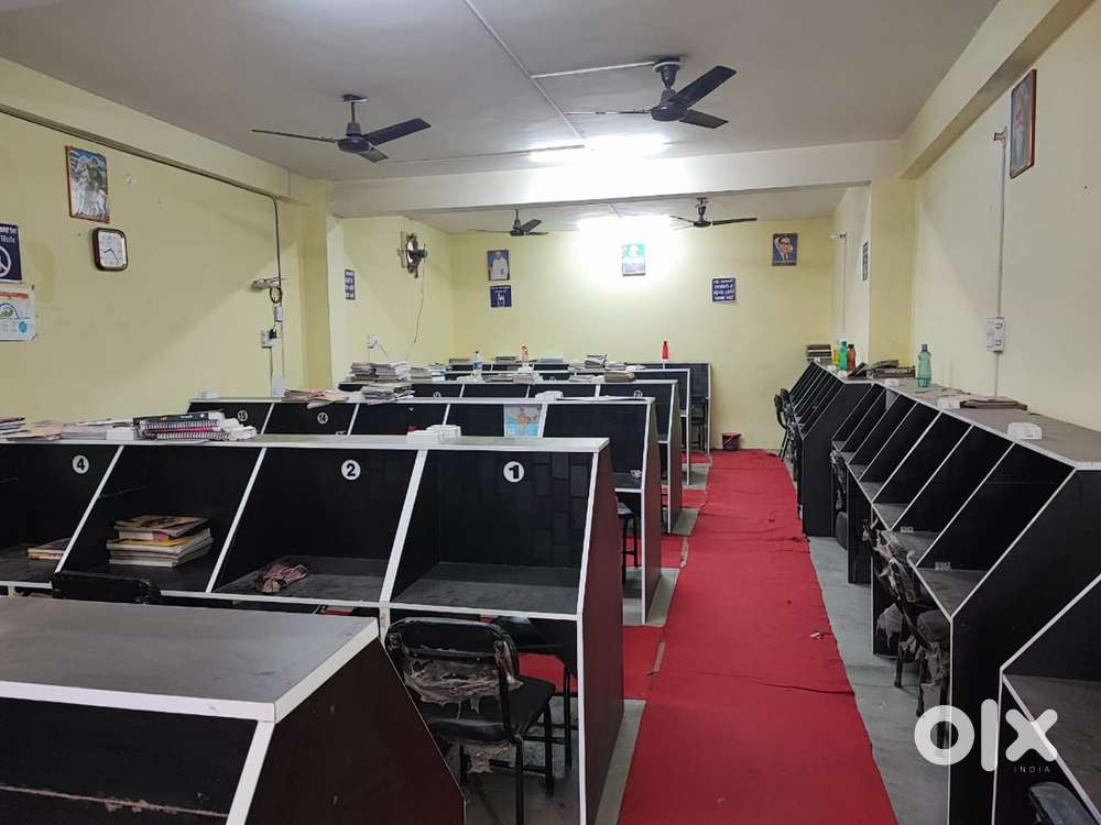 Woden modern library with all occuipments