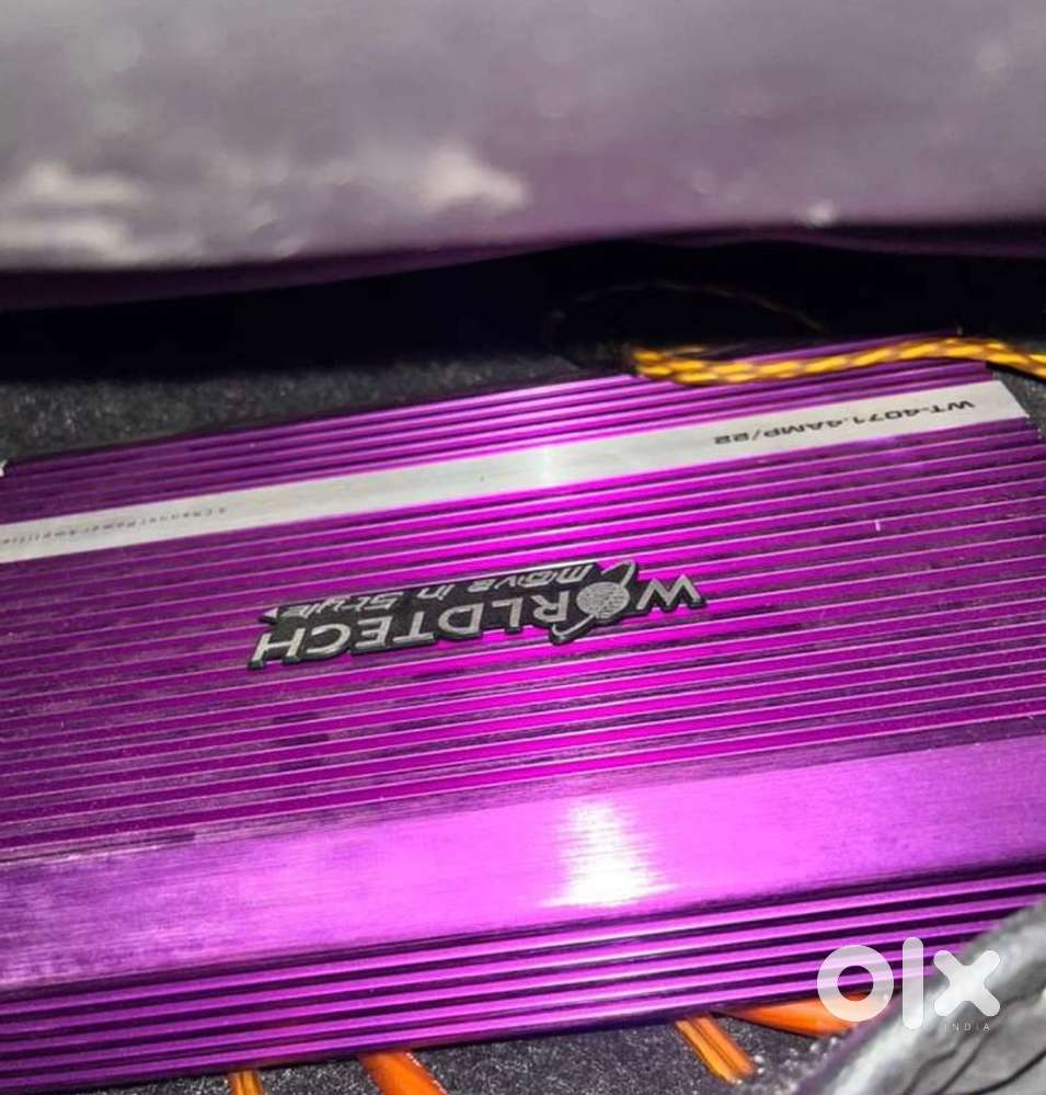 Worldtech 4 channel high power car amplifier