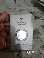 Silver coin by tanishq