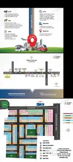 Road side plots near Thachoor koot road