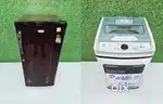 Videocon single door fridge and samsung top load washing machine